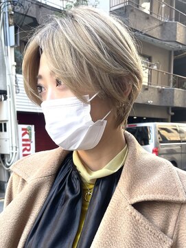 ロータス(Lotus) ミルクティーハイトーンショート担当カタダ【堀江】