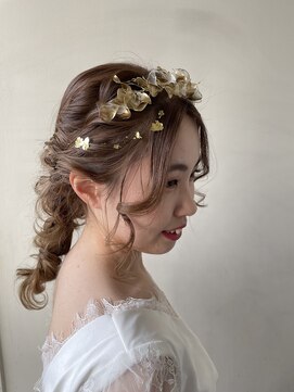 ホワイトルーム(White Room) ブライダル◎ 編みおろしヘア