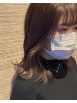 フェリエットバイビークール(feliette by Be-COOL)&nbsp;【feliette】軍司博司　インナーカラー　ベージュ○