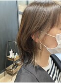 ウルフヘア×インナーフェイスフレーミング　/　髪質改善カラー