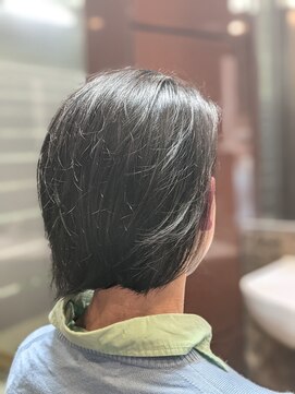 ヒロギンザ 新橋日比谷口店(HIRO GINZA) スキンフェードマンバンスタイル