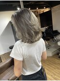 ホワイトベージュ くすみベージュ グレージュ ケアブリーチ