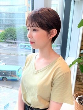 ビーハイブ 一番町店 アヴェダ(BEHIVE) 大人かわいいまるみマッシュショート