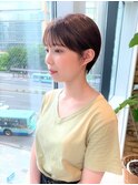 大人かわいいまるみマッシュショート