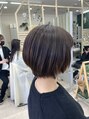 ハーフバックス 堀之内店 ボブスタイルの自然な縮毛矯正☆