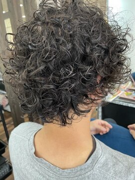 ヘアープロポーザー ラグ(hair proposer Leggu) くりくりパーマ　夏の日２０２３