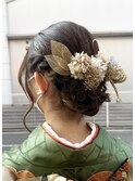 ヘアセット/ヘアアレンジ/成人式/和装/結婚式/2次会/浴衣