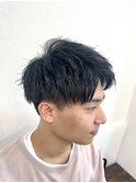 束感ショートマッシュ