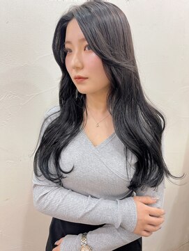 エトネ ヘアーサロン 仙台駅前(eTONe hair salon) ［ eTONe ］韓国アイドル風BLUE BLACK