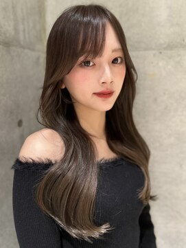 ロンド レア 天神大名店(Lond Le’a) ミルクティーベージュダブルカラーインナーカラーケアブリーチ