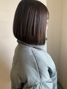 カノエ 山口矢原店(canoe) 艶髪/暗色/髪質改善縮毛矯正/髪質改善/韓国風/韓国ヘア