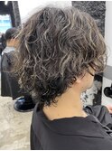 □ニュアンスパーマツイストスパイラルパーマ#ダークアッシュ