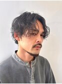 ツイストスパイラルパーマツイストパーマメンズマッシュパーマ