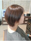 ショートレイヤーナチュラルスタイル