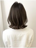 ★ボブルフネビージュ小顔ワンレン黒髪小顔カット