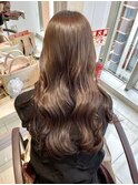 アッシュベージュブリーチなしベージュ チョコレートブラウン