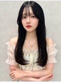 レイヤーロング/ヘルシースタイル/韓国ヘア/ベビーピンク/笹塚