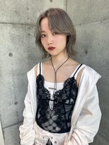 ロンドメリア 天神大名店(Lond Melia) イメチェンヘアスタイル美髪のススメワイドバングブルーブラック