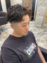 スターリバー(STAR RIVER)&nbsp;ナチュラルベージュ×スパイラルパーマ