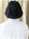 黒髪アッシュフレンチカジュアルミニボブ310W戸田公園20代30代