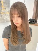 トリプルカラー　ミルクティーベージュ