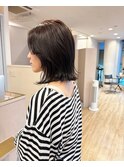 下ろしても結んでも◎緩い動きのニュアンスボブ