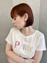 アンフィニー 仙台(ANFINI)&nbsp;髪質改善ボルドカラータッセルボブ縮毛矯正仙台髪質改善前髪韓国