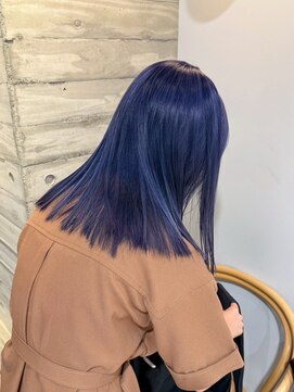 ヲタク(wotaku.) ネイビーブルーブルージュカラーブルーシルバーブルーアッシュ