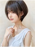 大人ショートボブ 20代30代40代ヘア 小顔 大阪クビレ茨木