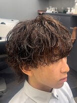 フィフス トウキョウ (fifth TOKYO) 渋谷シャドウパーマメンズウルフマッシュセンターパート