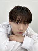 men's/顔周り/ニュアンスパーマ/黒染め/韓国/ダウンパーマ
