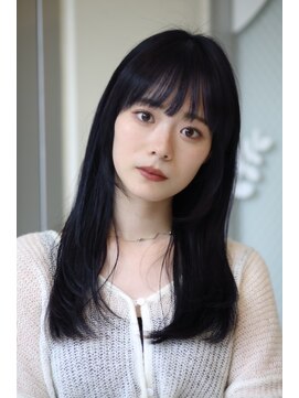 アソビ 表参道(ASOBI) ブリーチなしダブルカラー/ブルーブラック/原宿