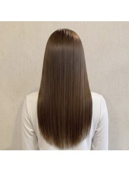 アフロディーテ 明石台店(Aphrodite)の写真/縮毛矯正とデジタルパーマの同時施術OK☆お客様に合わせて薬剤を調合します