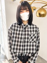 ユラギ フロム ユイマァル 倉敷(YURAGI from YUIMARL)&nbsp;倉敷ウルフカット20代30代顔周りレイヤーグレージュカラー