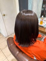 エール 生駒(aile Total Beauty Salon) 切りっぱなし×ショコラブラウン