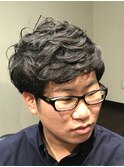 根元の立ち上がりパーマスタイル