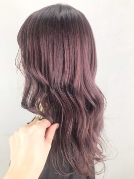 アルバム 銀座(ALBUM GINZA) パープルグレージュ_毛先パーマことりベージュ_ba257531