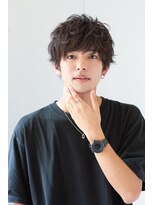 ツーブロック×くせ毛風パーマ『KAYAK渋谷』