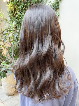 メイクス 表参道(MAKE'S omotesando) イメチェン/ペールベージュ/くびれヘア/透け感グレージュ/前髪