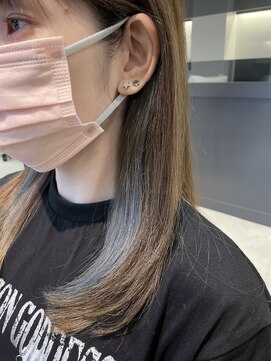 ナンバースリー 綱島店(Number Three) スカイブルーインナーカラー☆【Number Three 綱島店】