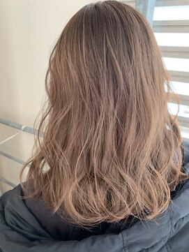 ジーナ 勝どき(Zina) 【Zina】 かきあげ/Aラインボブ/マロンベージュ/20代 30代 40代