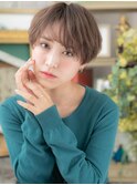 大人かっこいいくせ毛風刈り上げボブショートa志木20代30代40代