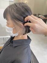 ティム(tim)&nbsp;2ブリーチインナーカラーホワイトグレー