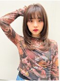 【ARTE表参道/青山】モテ髪ミディアム×ブリーチなし透明感