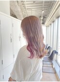 ハイトーンイヤリングカラー