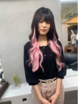 ディア(.eer) 【.eer/ディア】シールエクステ/ピンク×黒/心斎橋