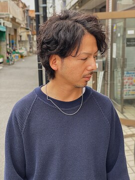 スウェル 船橋店(Swell) ハイライト/マッシュパーマ/ウルフ/アッシュブラック