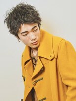 ヒトワ(hitowa)&nbsp;ツイストパーマ/ツイスパ/アップバング/アッシュベージュ/日吉