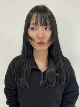 ミュゼプリュム(Musee plume) 顔周りレイヤー/小顔カット/大人ロング