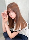 艶髪◎ブリーチなし暖色/韓国風顔周りレイヤーカット[門前仲町]